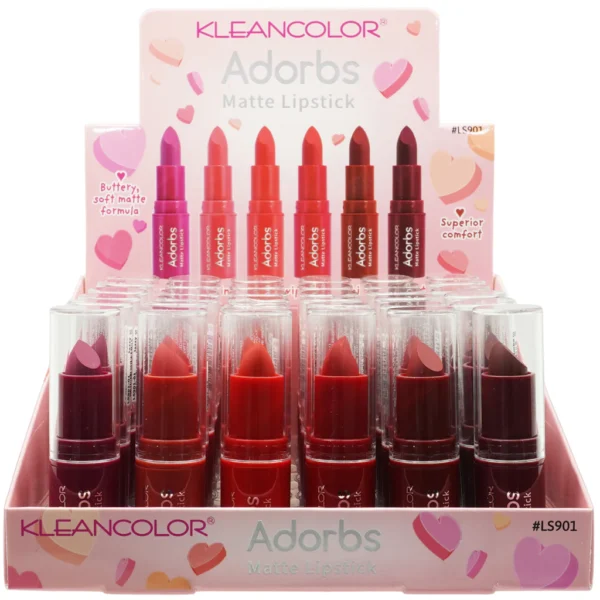 Labial Rojos Mate Kleancolor (LS901)