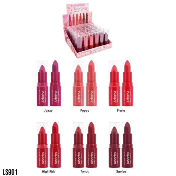 Labial Rojos Mate Kleancolor (LS901) - Image 4